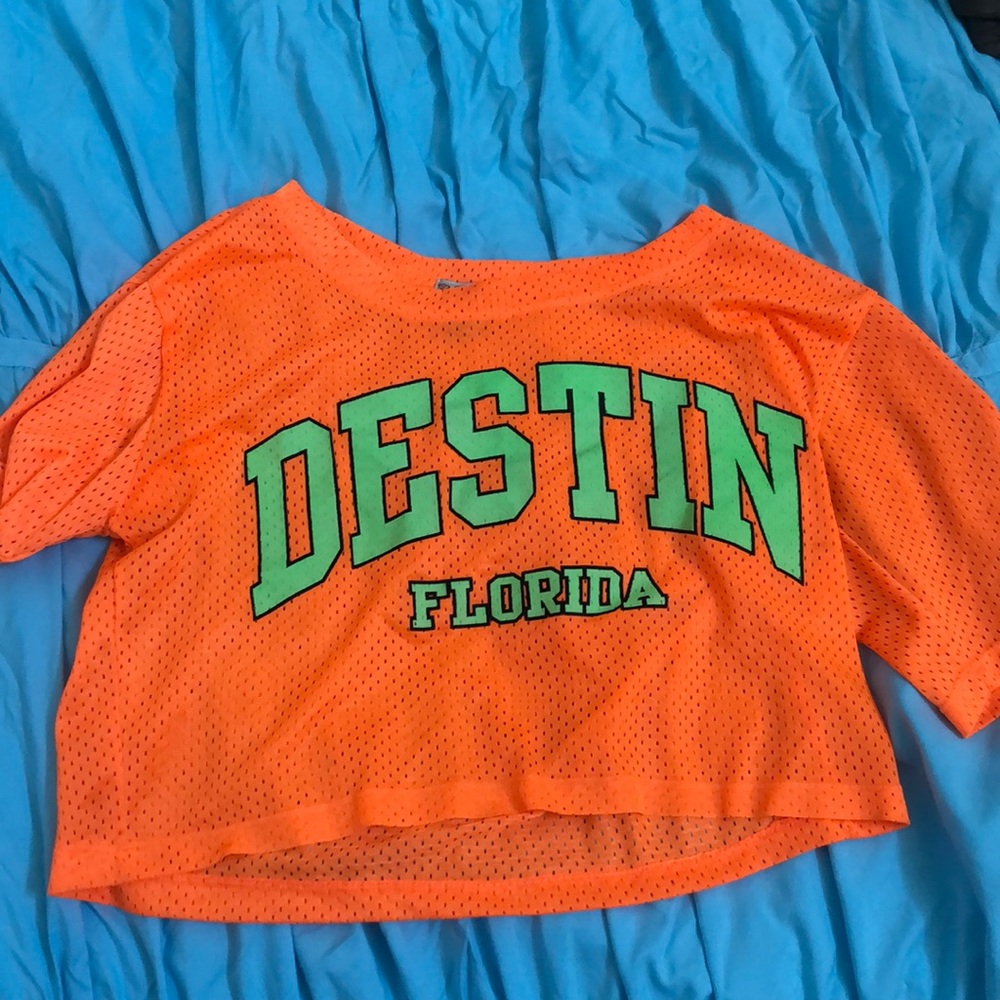 Crop top swim cover